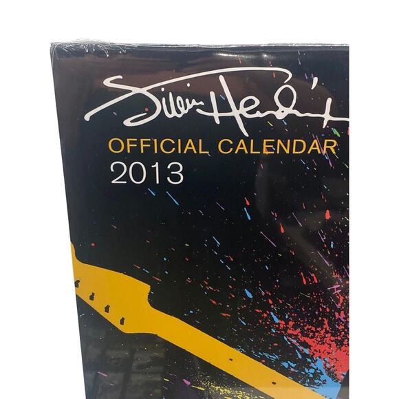 Official Jimi Hendrix 2013 Wall Calendar New Sealed Collectors Item Memorabilia - Picture 3 of 7